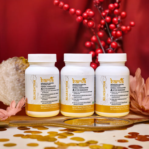 Nijashtha Pack of 3 with a Free Handle Mirror & a Free Mulshudhi